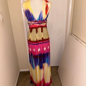 Sky maxi dress. Medium